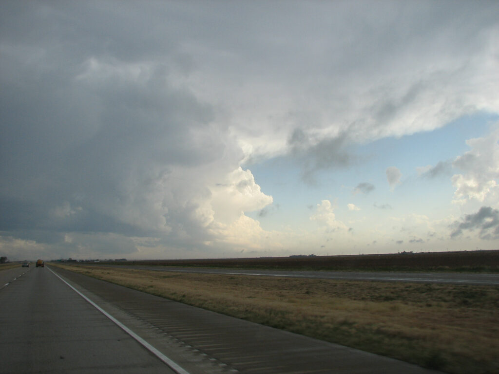 Supercell updrafts in West Texas