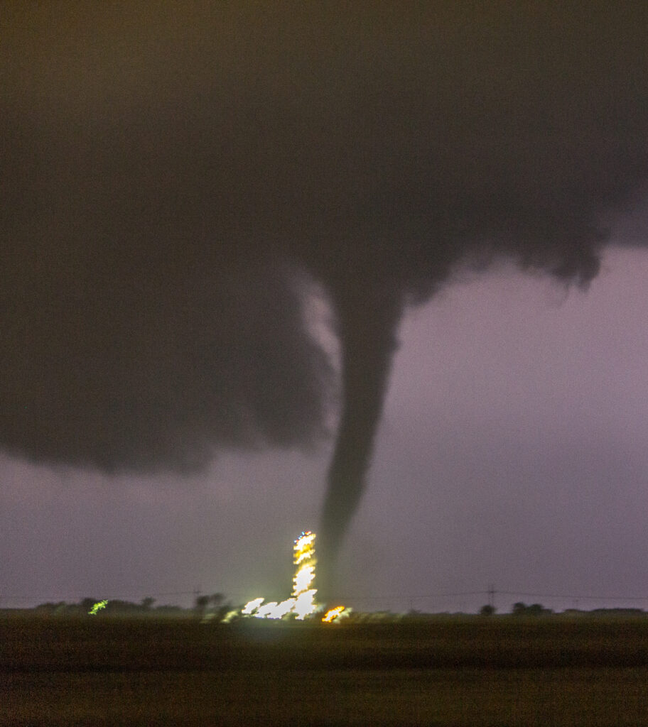 Tornado and Oil Rig