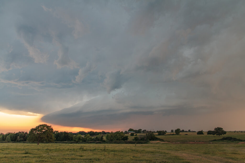 Thunderstorm in May in Oklahoma