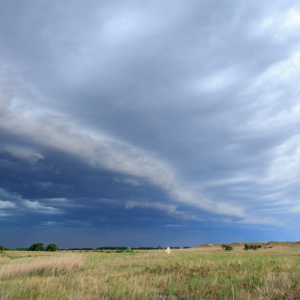 A stormy South Dakota landscape in June 2012