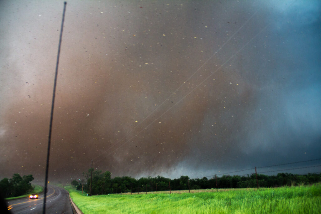 Tornado over Sooner Road