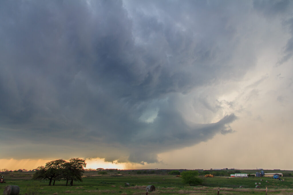 Storm near Dublin TX