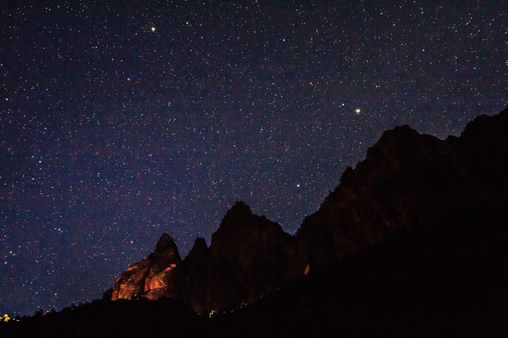 Night Sky over Zion National Park