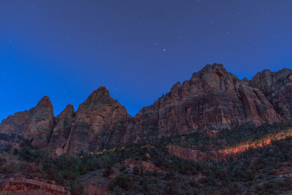 Nightfall over Zion