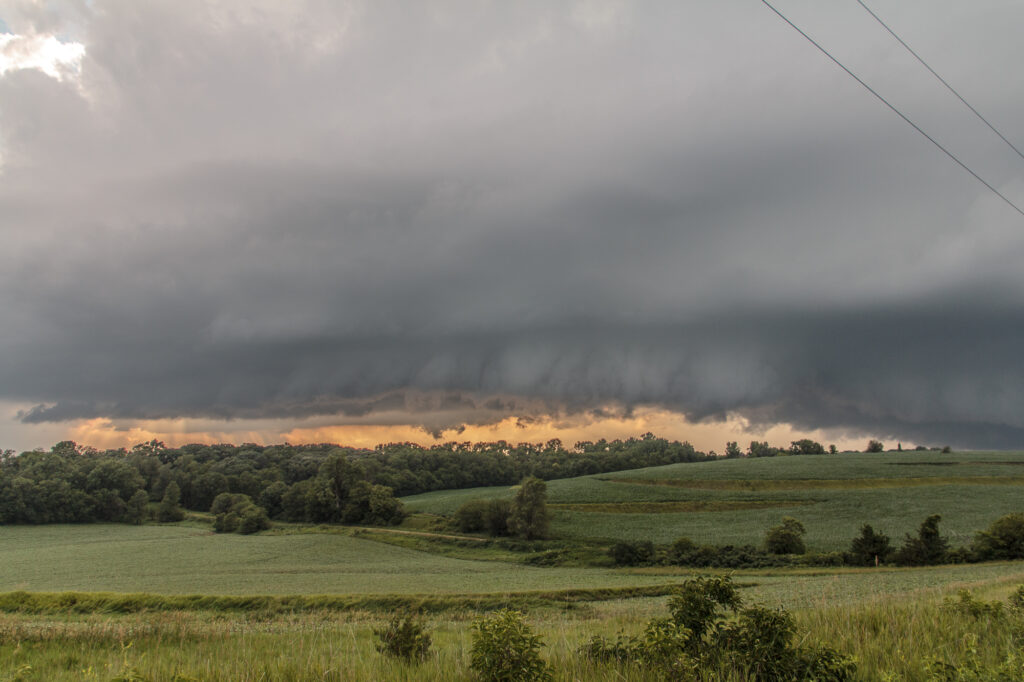 Storm near Portsmouth, iowa