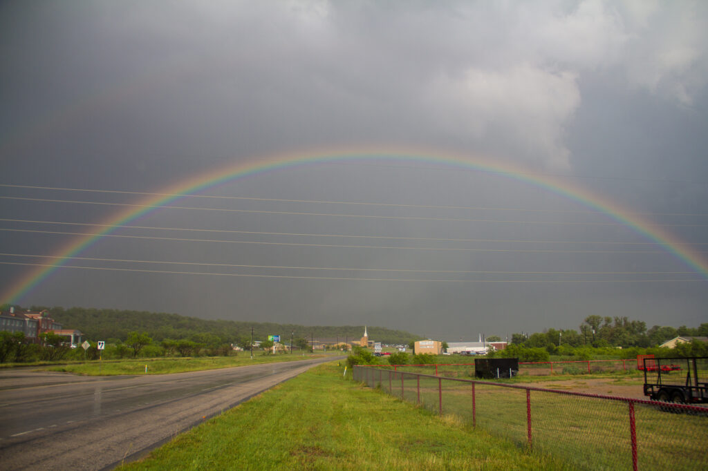 Rainbow in Texas