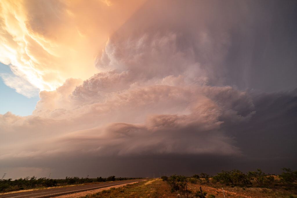 Supercell near Garden City, TX on May 22, 2016