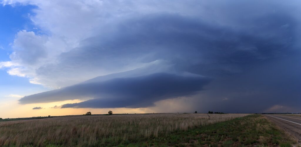 Storm South of Turkey Texas