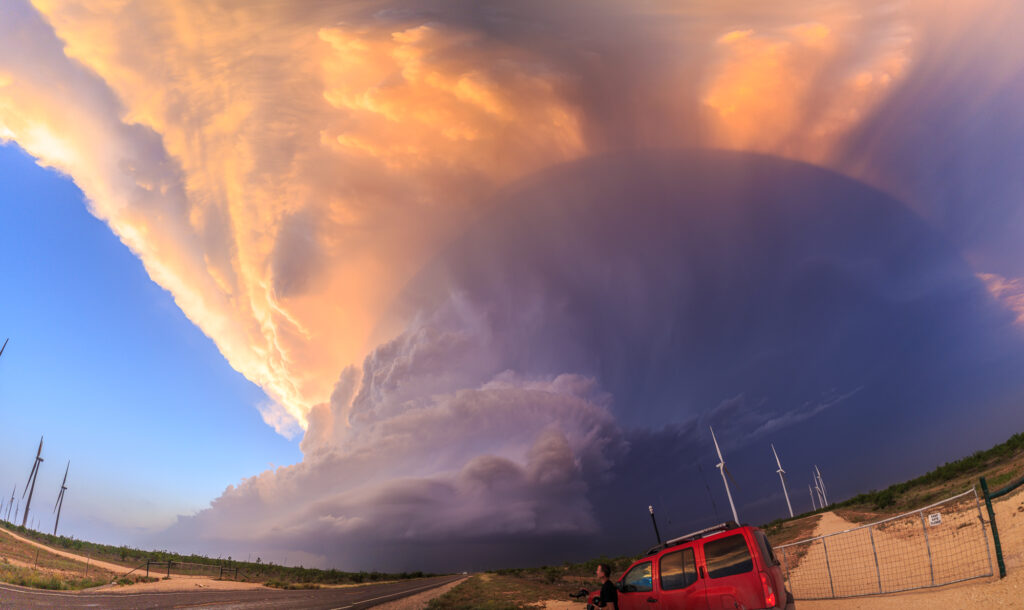 May 22nd near Garden City, Texas. This supercell showed me almost a dozen tornadoes and some great structure.