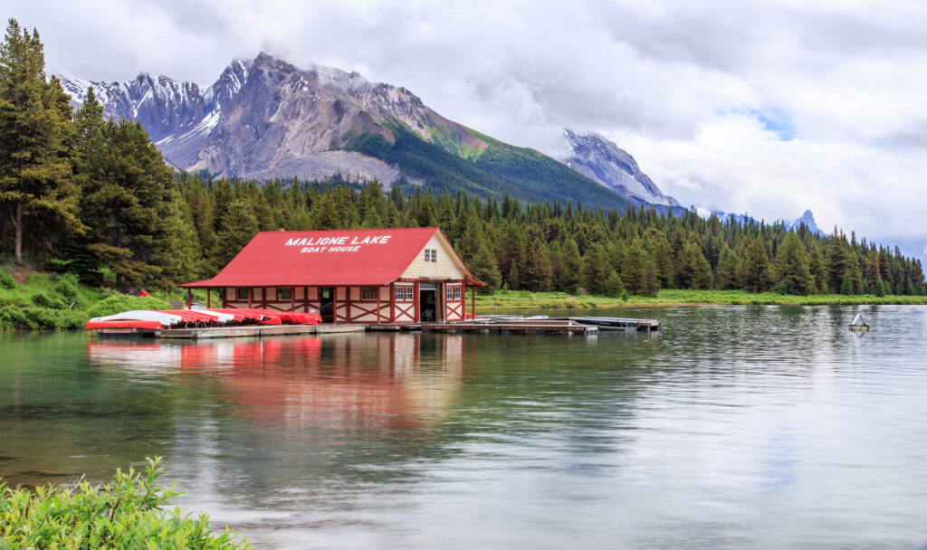 Maligne Lake Boat House