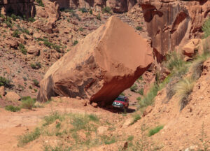 JR's Xterra barely had clearance