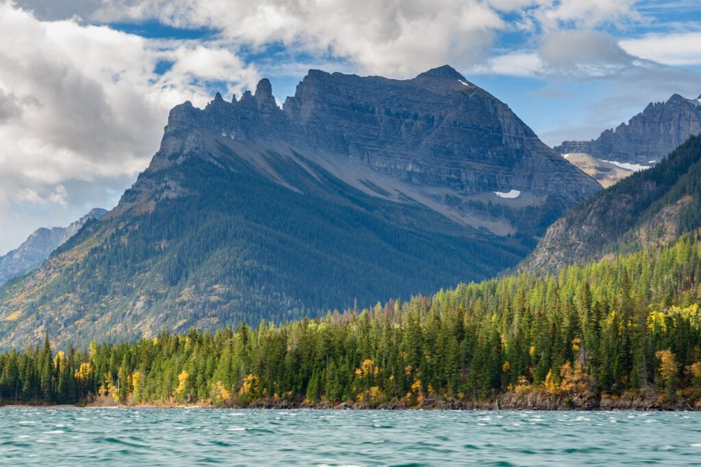 A great fall scene from Waterton Lake