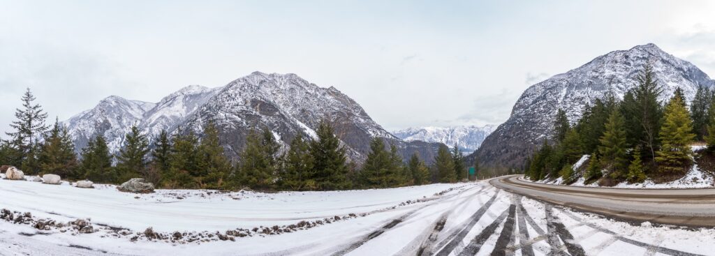 Up high in the mountains of British Columbia I took this pano