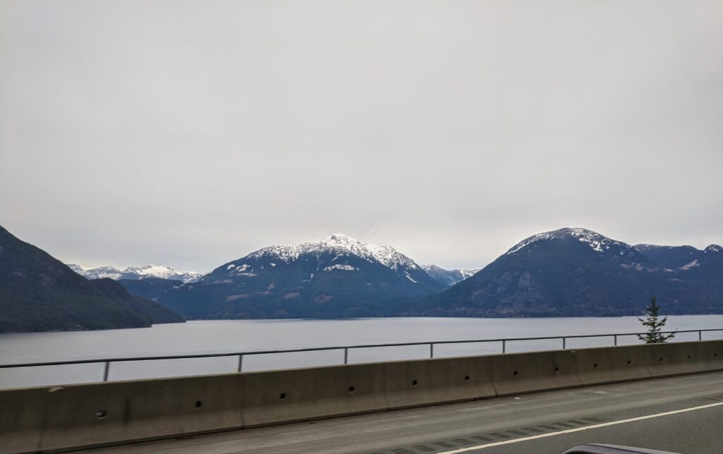 Road Views on Sea to Sky highway