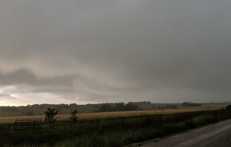 Tornado Warned storm in Jefferson County, Oklahoma on May 16, 2021. The storm was extremely HP in nature