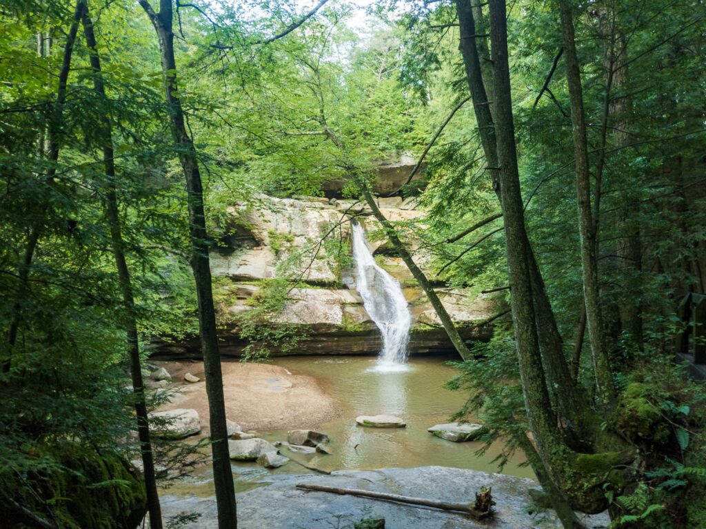 Cedar Falls in Hocking Hills State Park in Ohio