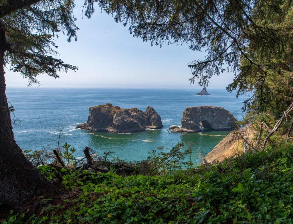 Arch Rock along the Oregon Coastline