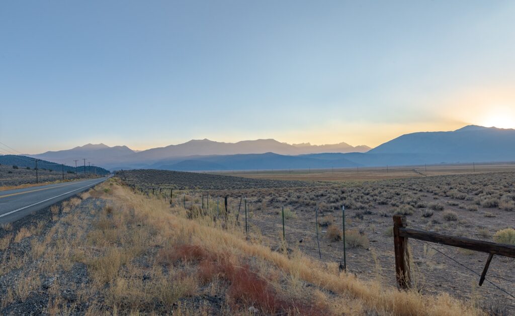 California Mountain Sunset