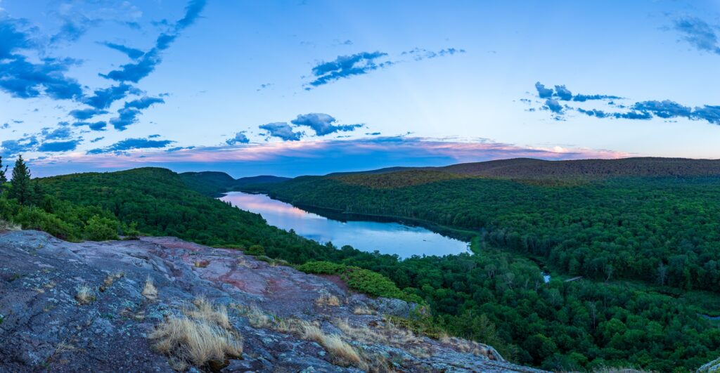 Lake of the Clouds, Porcupine Mountains in the Upper Peninsula of Michigan