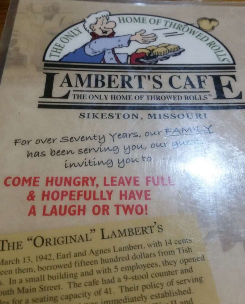 Lambert's Cafe Sikeston Missouri