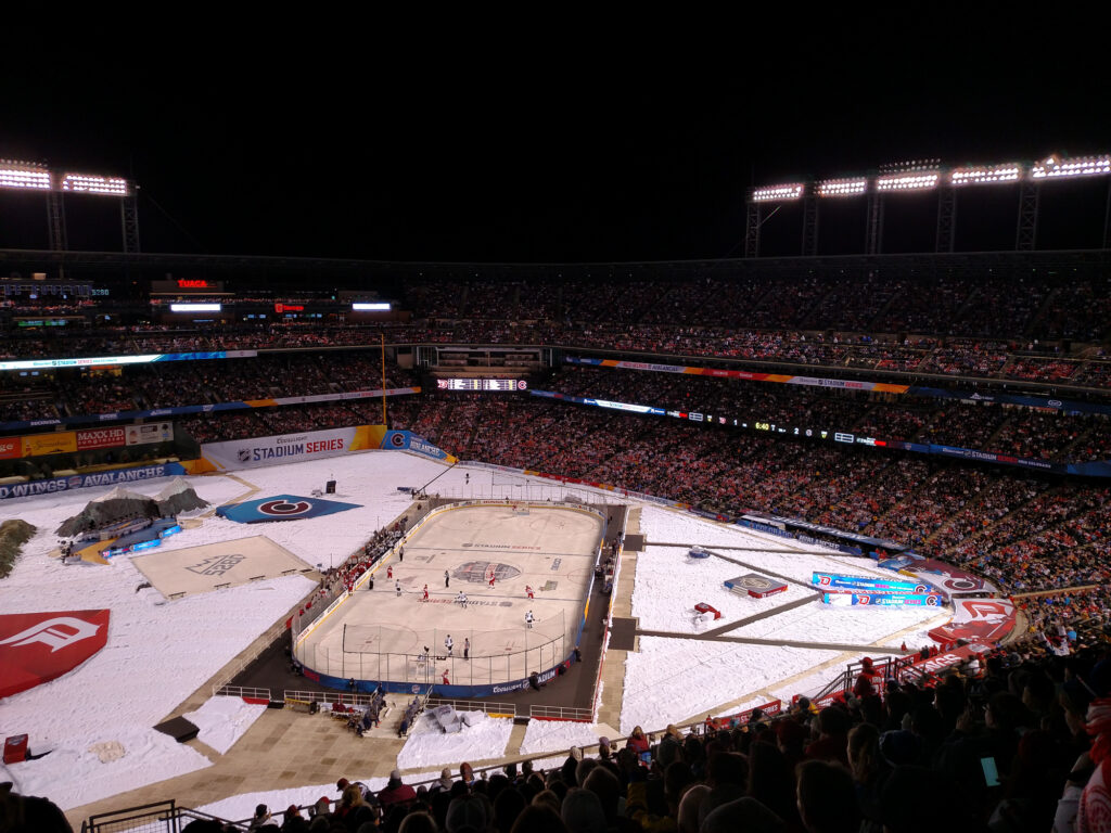 NHL Stadium Series Detroit vs Colorado